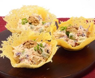 Cestinhas de Massa de Pastel Vegetariana