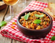 Salada de Berinjela com Maçã