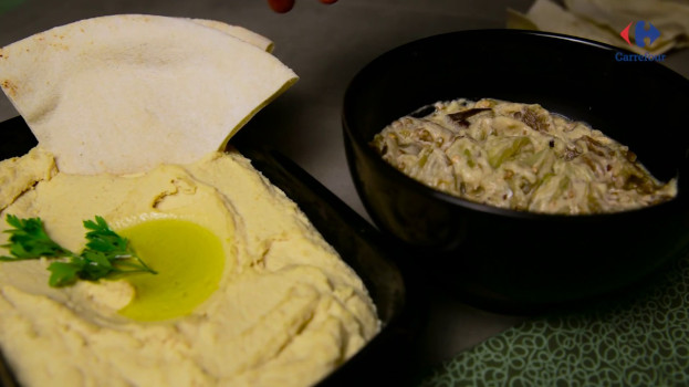 Homus com babaganoush Homus com babaganoush