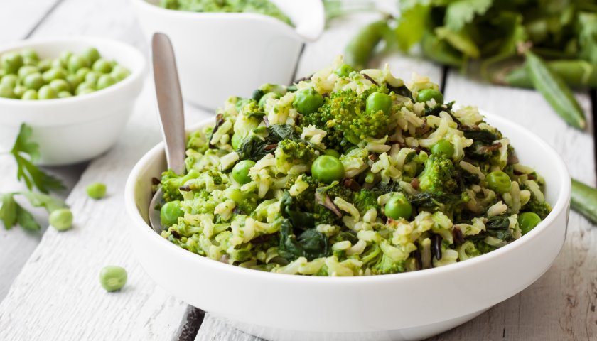 Arroz Com Brócolis ao Alho Arroz Com Brócolis ao Alho
