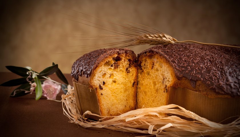 Colomba pascal de chocolate com ganache Colomba pascal de chocolate com ganache