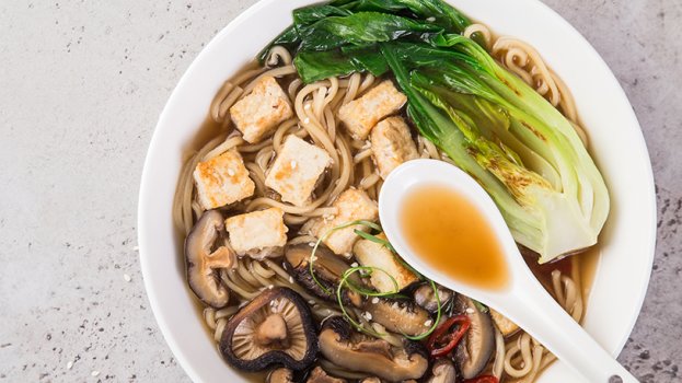 Lámen vegetariano Lámen vegetariano