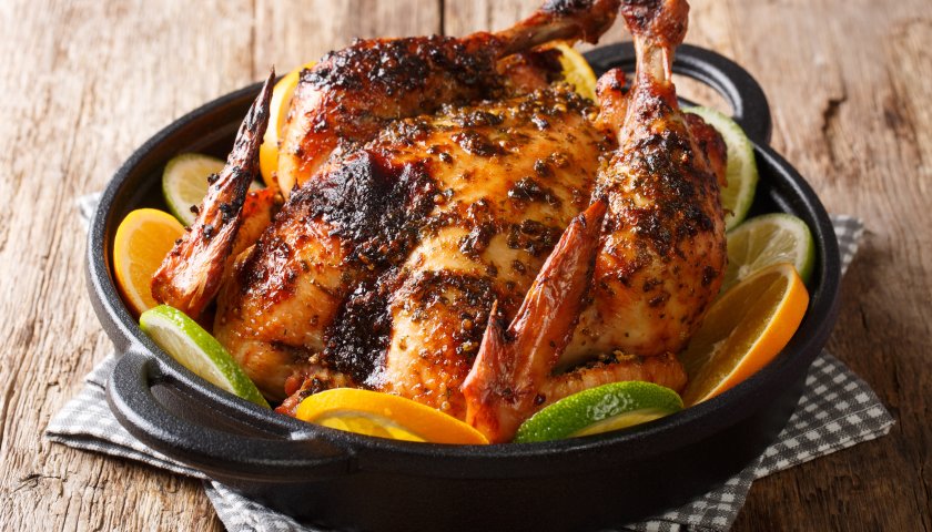 Frango Assado com Laranja Frango Assado com Laranja