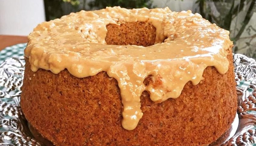 Bolo de amendoim low carb Bolo de amendoim low carb