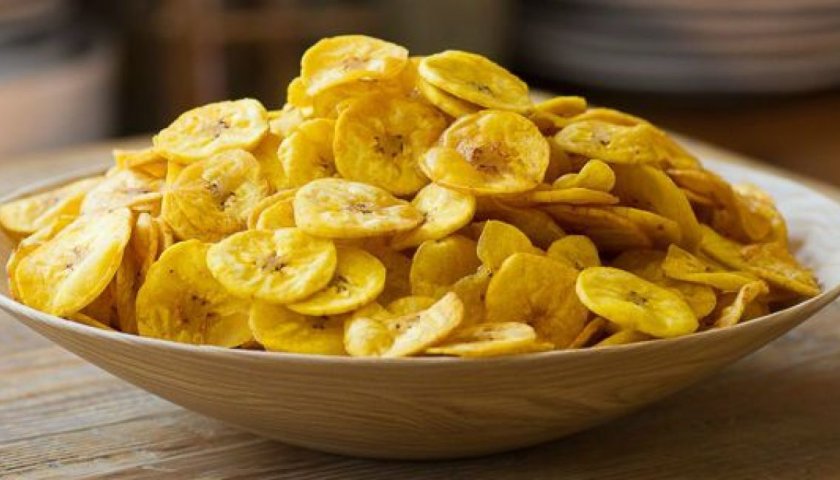 Chips de banana na AirFryer Chips de banana na AirFryer