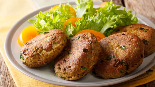 Hambúrguer de atum Hambúrguer de atum