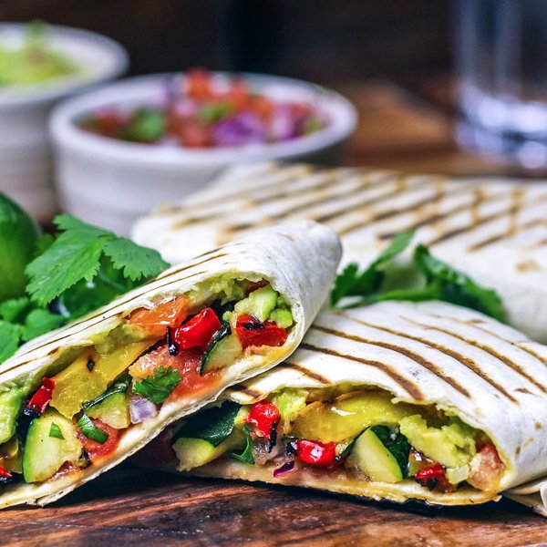 Receita De Wrap Vegetariano De Legumes Refogados CyberC