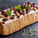 Bolo de Limão Siciliano com Cranberries