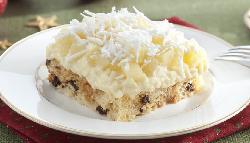 Torta Gelada de Panetone Torta Gelada de Panetone