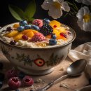 Pudim de Frutas de Creme 4 Leites