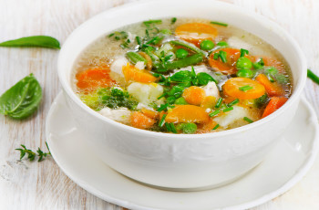 Sopa de legumes com Acelga