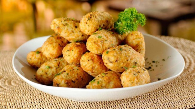 Bolinho de Arroz Integral Assado