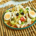 Bacalhoada com Mandioquinha