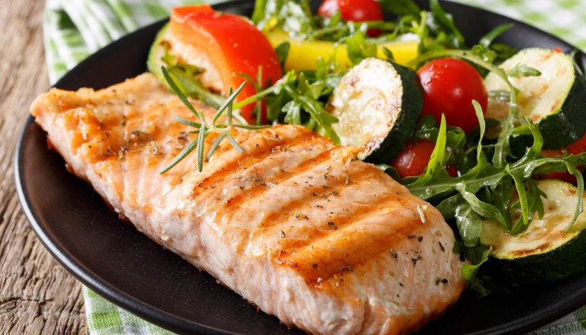 Salmão no Forno Salmão no Forno