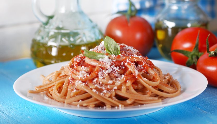 Espaguete com Molho de Tomate