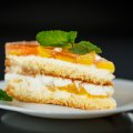 Bolo Cremoso Gelado de Abacaxi