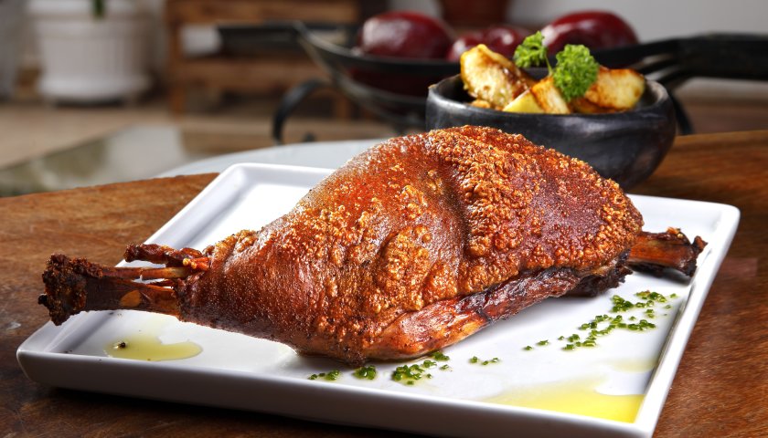 Pernil de porco à pururuca Pernil de porco à pururuca