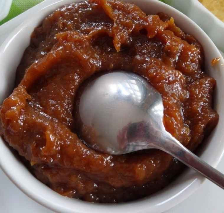 Receita chimia (doce) de banana (medida em porções)