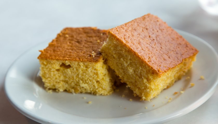 Bolo de Fubá Vegano Bolo de Fubá Vegano