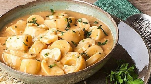 Estrogonofe de Palmito Vegano Estrogonofe de Palmito Vegano