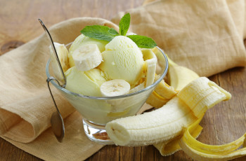Sorvete de Banana ou Morango