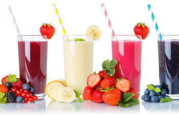Vitamina de Iogurte e Frutas