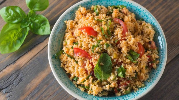 Couscous Marroquino com Pinhão (Vegano)