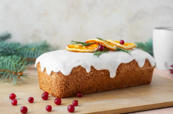 Orange Cranberry Loaf Cake