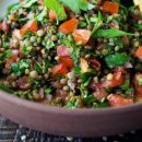 Salada de Folhas e Lentilha