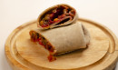 Wrap com Escondidinho de Carne Seca