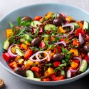 Salada Mediterrânea de Lentilha