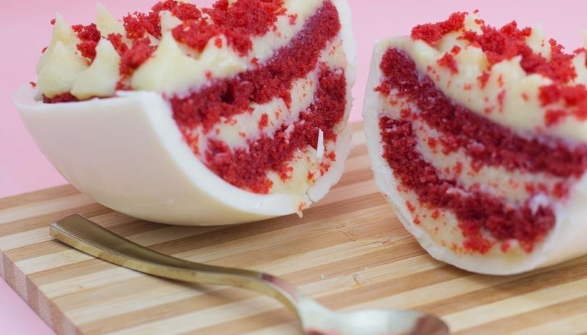 Ovo de red velvet Ovo de red velvet