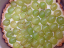 Torta de transparente de uva